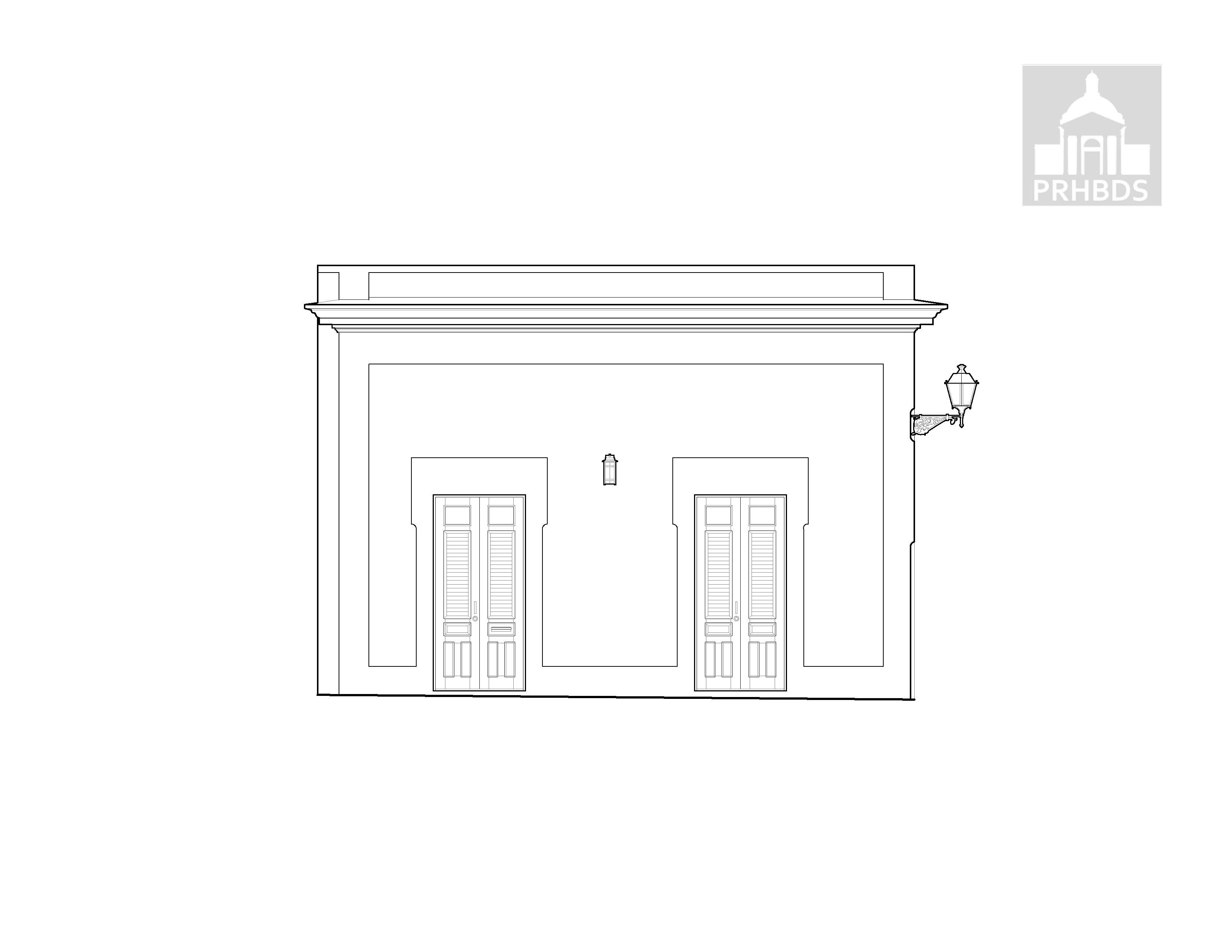 Edificio en la calle de la Luna 317 drawing